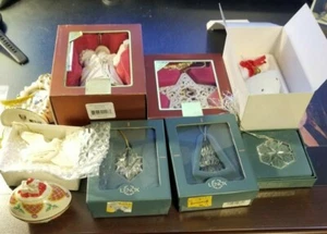Lenox Classic Collection Lot of 9 Crystal & Fine Porcelain Keepsakes - Picture 1 of 10