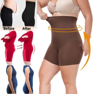 Women Tummy Control Body Shaper Panties High Waist Trainer Pants Slimming Girdle - Picture 1 of 15