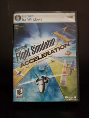 Microsoft Flight Simulator X: Acceleration (PC) DVD-ROM With Keycode #205 - Image 1 of 3