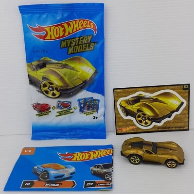 '63 CORVETTE STINGRAY HOT WHEELS MYSTERY MODELS NUOVO #2 - Immagine 1 di 4