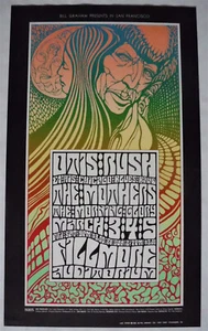 BG 53 1967 Concert Poster with Otis Rush and The Mothers of Invention - Picture 1 of 2