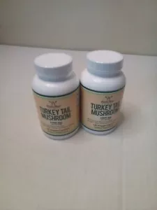 Turkey Tail Mushroom 1000mg Capsules Lot of 2 Exp 05/2025 - Picture 1 of 8