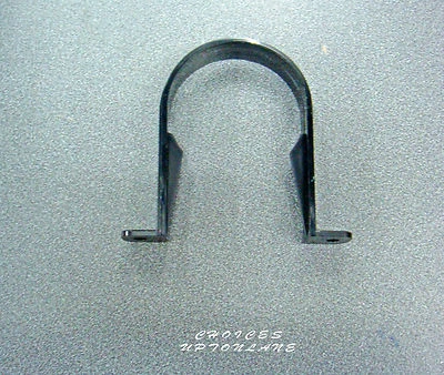 FLOPLAST / TETRAFLOW BLACK ROUND 68MM DOWN PIPE CLIPS