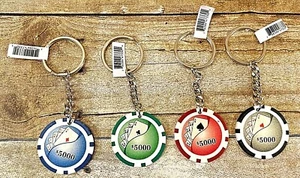 LLAVEROS CHIP CASINO SUERTE $5000 (4 COLORES) ⭐️NUEVO⭐️ - Imagen 1 de 6
