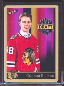 2023-24 METAL UNIVERSE HOCKEY CONNOR BEDARD #6 RETRO RETROS METAL ROOKIE! - Picture 1 of 2