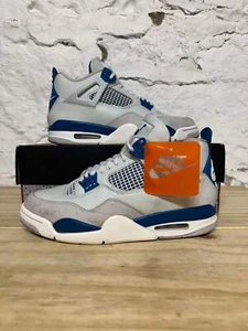 Air Jordan 4 Retro "Military Blue" Herren Größe 9 gebrauchte Sneaker FV5029-141 - Bild 1 von 7