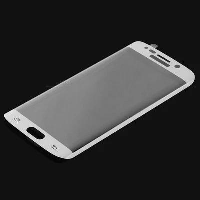 白色全曲面钢化玻璃屏幕保护膜三星 Galaxy Plus S6 S7 Edge — 第 1/2 张图片