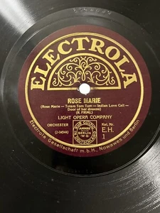 78rpm Electrola E.H. 1 Die erste Platte! TEA FOR TWO Schellack - Bild 1 von 4