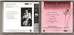 Rare OOP Original Audiophile Arnold Overtures Malcolm Arnold LPO TAS funded CD 1 - Bild 1 von 2