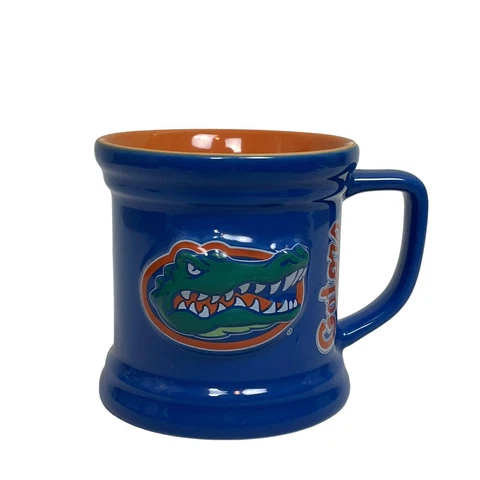 University of Florida Gators Ceramic 3D Sculpted Coffee Mug Blue Cover