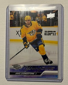 2023-24 UD Upper Deck Series 1 Young Guns - 245 Jake Livingstone - Nashville