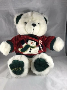 1999 SNOWFLAKE Dan Dee Christmas Holiday 20" plush Teddy Bear  - Picture 1 of 1