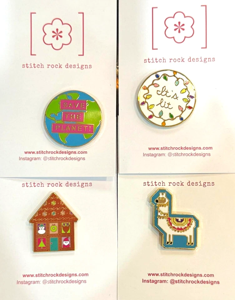 Stitch Rock Designs Needle Minder Needle Holder Needlepoint Canvas Cross Stitch - Image 1 of 1