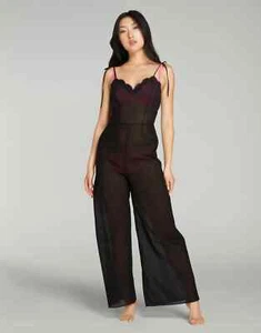 Agent Provocateur LORNA Jumpsuit Black/PINK UK Size 8 RRP £245 BNWT - Picture 1 of 9