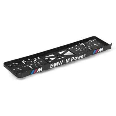 Portatarga effetto 3D BMW M POWER - 2 pezzi / 1 coppia