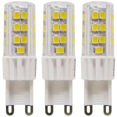 3x G9 LED Dimmable Bulbs Daylight White Light Capsule 230V - Equiv. 40W Halogen - Image 1 of 4