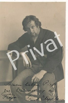 Autogramm Opernsänger Ernst Keppler signiert um 1910 M1.42 - Bild 1 von 2