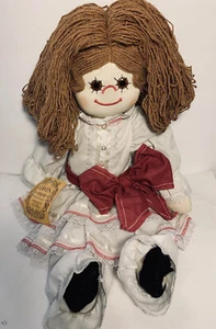 Bambola di stoffa fatta a mano da Gwen di San Francisco 21" con etichetta originale - Foto 1 di 12