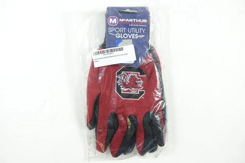 NCAA South Carolina Gamecocks Two-Tone Gloves, Red/Black Work Gloves Cover