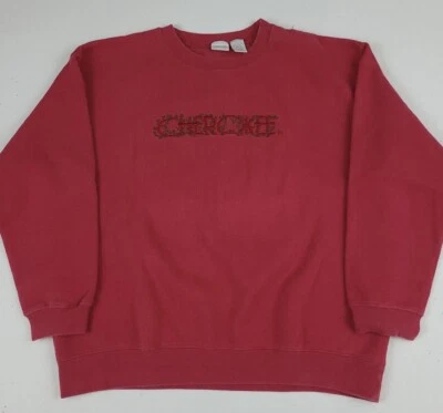 Sudadera Bordada Cherokee Vine Spellout De Colección Años 90 De De Deporte EE. UU. Años 90 Foto 1 de 4