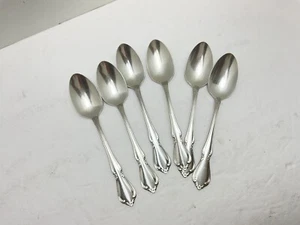 Oneidacraft Deluxe Stainless CHATEAU 6 Pcs Flatware, Teaspoon 6” - Picture 1 of 3