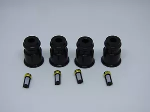 Racetune 4x 1/2 to 3/4 Length 14mm Adapter Injector Extension Bosch 2000cc E85 - Picture 1 of 7