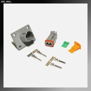 Deutsch DT Kit de Conector de Brida Original de 2 Pines, Contactos Estampados 14-16AWG, EE. UU. - Imagen 1 de 9