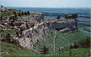 Saddle Rock Scotts Bluff Nat'l Monument Nebraska Postkarte - Bild 1 von 2