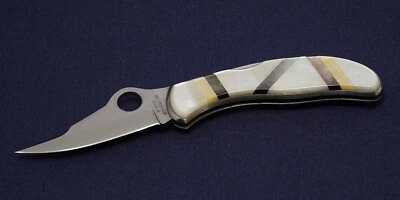 Navaja de bolsillo vintage SPYDERCO 1001 Worker Maze Pearl sin usar Foto 1 de 4