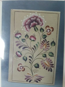 DEANNE FORTNAM 1990 FLORAL DIARY FOLK ART FLORAL DESIGN PAINTING PATTERN - Picture 1 of 3