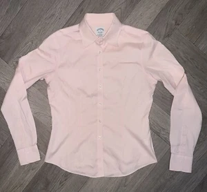 Brooks Brothers Pale Pink Shirt Blouse Size UK 4 - Picture 1 of 7