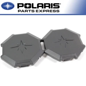 NEW GENUINE POLARIS SPORTSMAN 1000 XP BLACK WHEEL CAP SET OF 2 OEM 1521999-458 - Picture 1 of 3