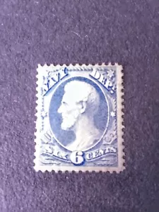 U.S. Official Stamp # O38 a President Abraham Lincoln. dull blue, MH CV $ 160.00 - Picture 1 of 1