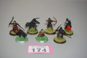 Warhammer Lord of The Rings The Mines of Moria Heroes x 7 - Plastic - Picture 1 of 4