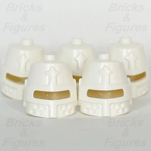 LEGO Castle Knight Closed Helmet Minifigure Part Harry Potter 76392 89520 x 5 - Picture 1 of 3
