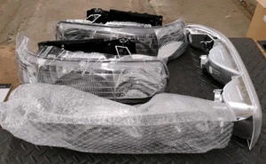 Conjunto de faros compatibles con 99-02 Chevy Silverado y 00-06 Tahoe Suburban - Imagen 1 de 12
