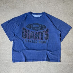 Vintage 90s NFL New York Giants Football Gear Boxy Graphic T-Shirt Size XL? - Picture 1 of 11