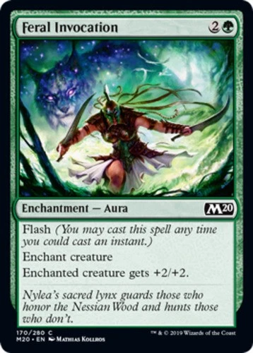 x1 Feral Invocation - Core Set 2020 (M20) - NM - MTG - Image 1 of 1