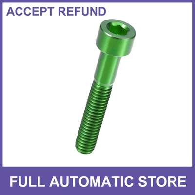 Single Green M6x35 Bike Stem Bolt Bicycle Bike Headset Universal - Image 1 of 4