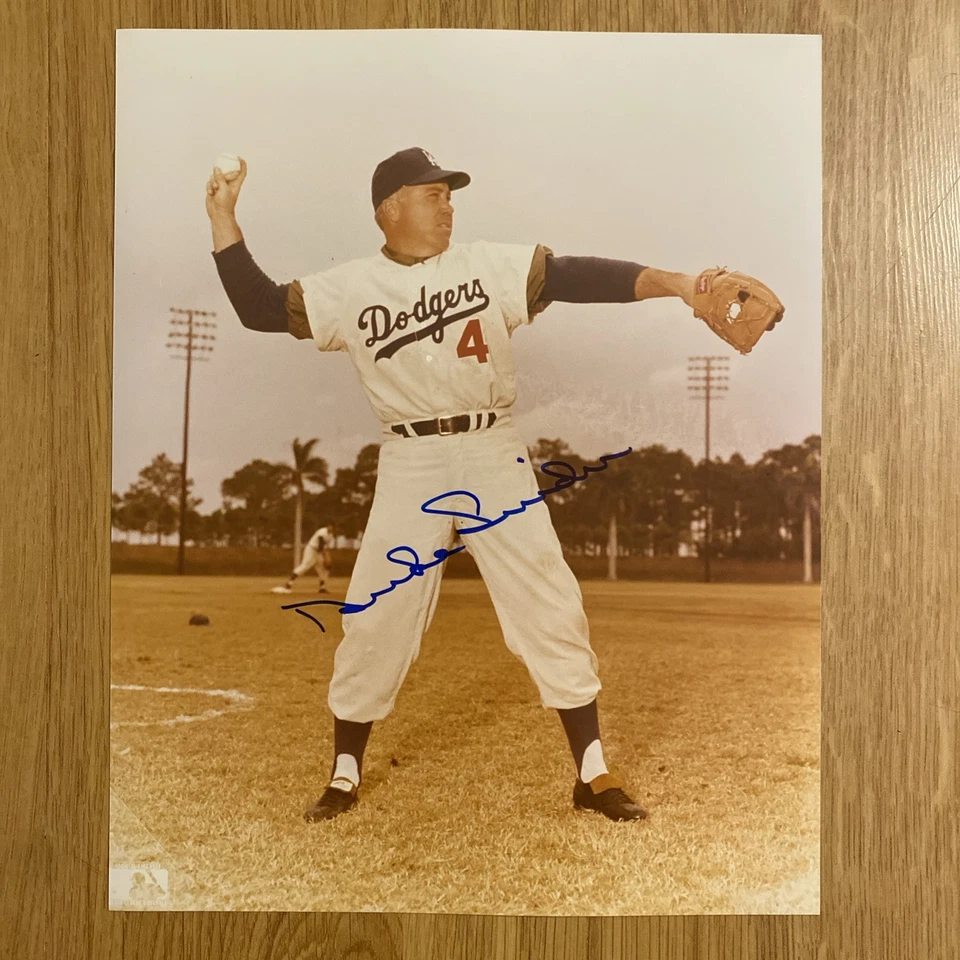Duke Snider Signed Autographed Auto 8x10 Photo Dodgers - Image 1 of 1