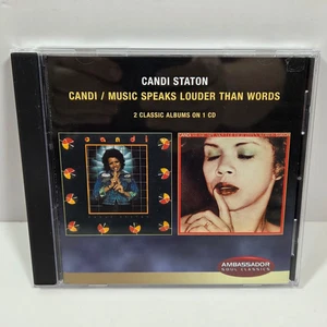 Candi Staton 2 Albums on 1 CD Candi Music Speaks Lounder Than Words Remastered - Picture 1 of 7