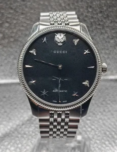 Gucci G-Timeless 126.3 Automatik Armbanduhr - SS Gehäuse & Armband - Bild 1 von 5