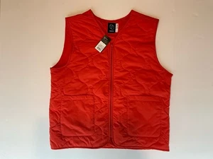 Original Use Steppweste mit Reißverschluss rot Herren Gr. L - 100% recyceltes Polyester - NEU - Bild 1 von 5