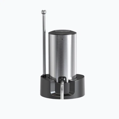 Decantador de vinho elétrico recarregável com tubo de aço inoxidável e base USB - Imagem 1 de 4