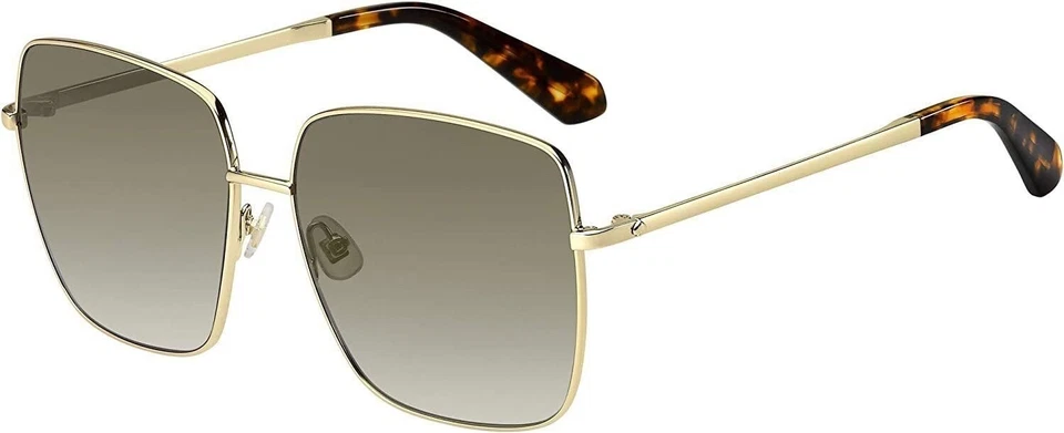 Kate Spade KS Fenton Sunglasses 0086 Dark Havana 100 Authentic