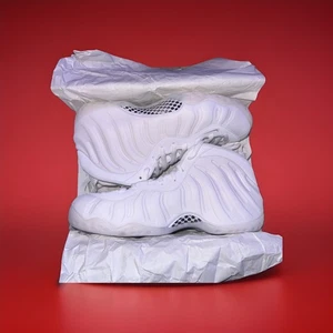 Nike Air Foamposite One Triple White Größe 9,5 Herren HJ5195 100 NEU DEADSTOCK 2025 - Bild 1 von 6