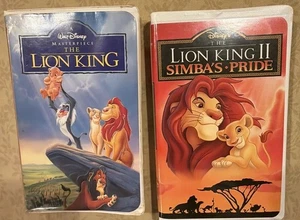 VHS Disney Der König der Löwen Masterpiece Collection 1995 + König der Löwen II (2 Stück) - Bild 1 von 5