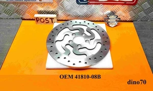 Harley Davidson disco freno posteriore originale 300mm OEM 41810-08B Multi Fit - Foto 1 di 10