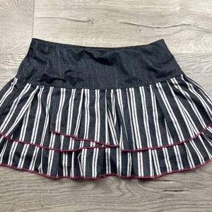 Lucky in Love Skort Gris Festoneado Plisado Tenis Pickle Ball Talla XS (0-2) ¡USADO EN EXCELENTE ESTADO! - Imagen 1 de 10