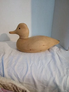 Bundy & Company Unpainted Wood Duck - Picture 1 of 6